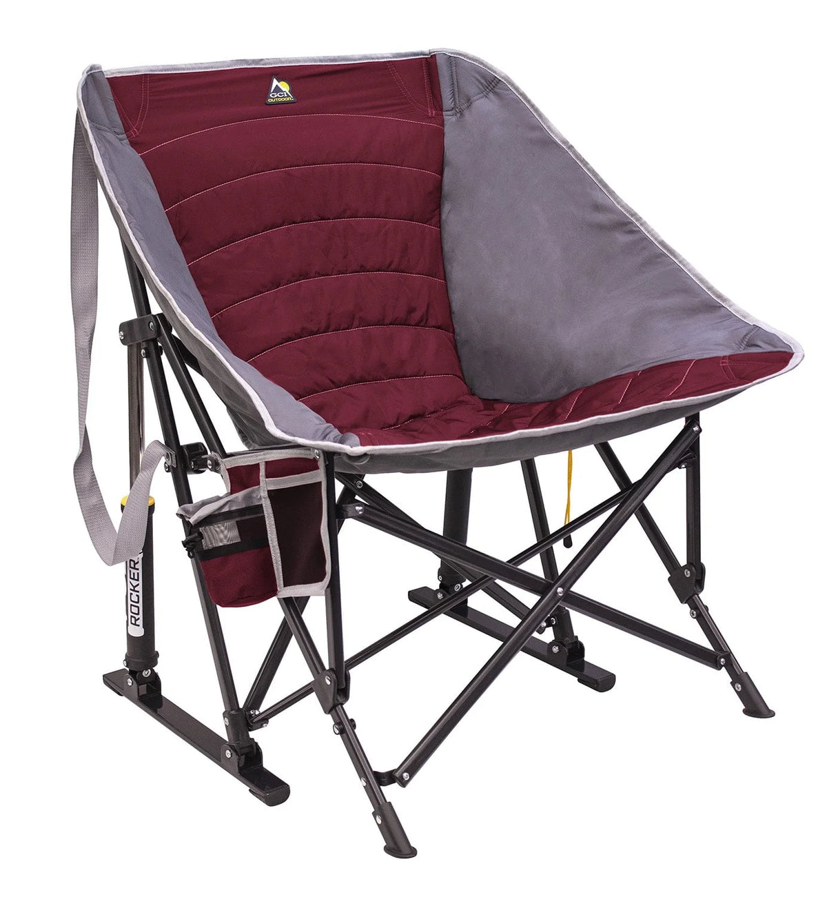 Royal Blue Padded Folding Rocking Camp Chair Y7441