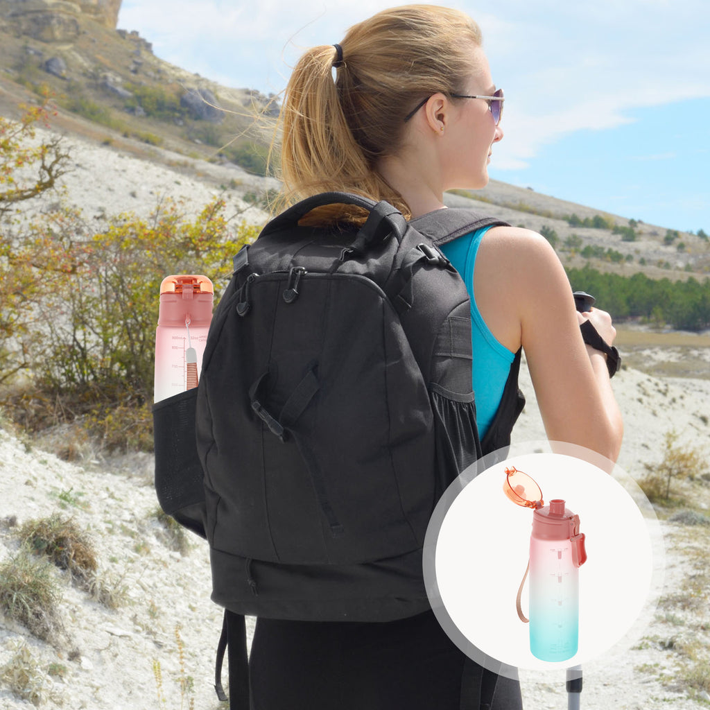 2 pcs Gradient Water Bottle E4167