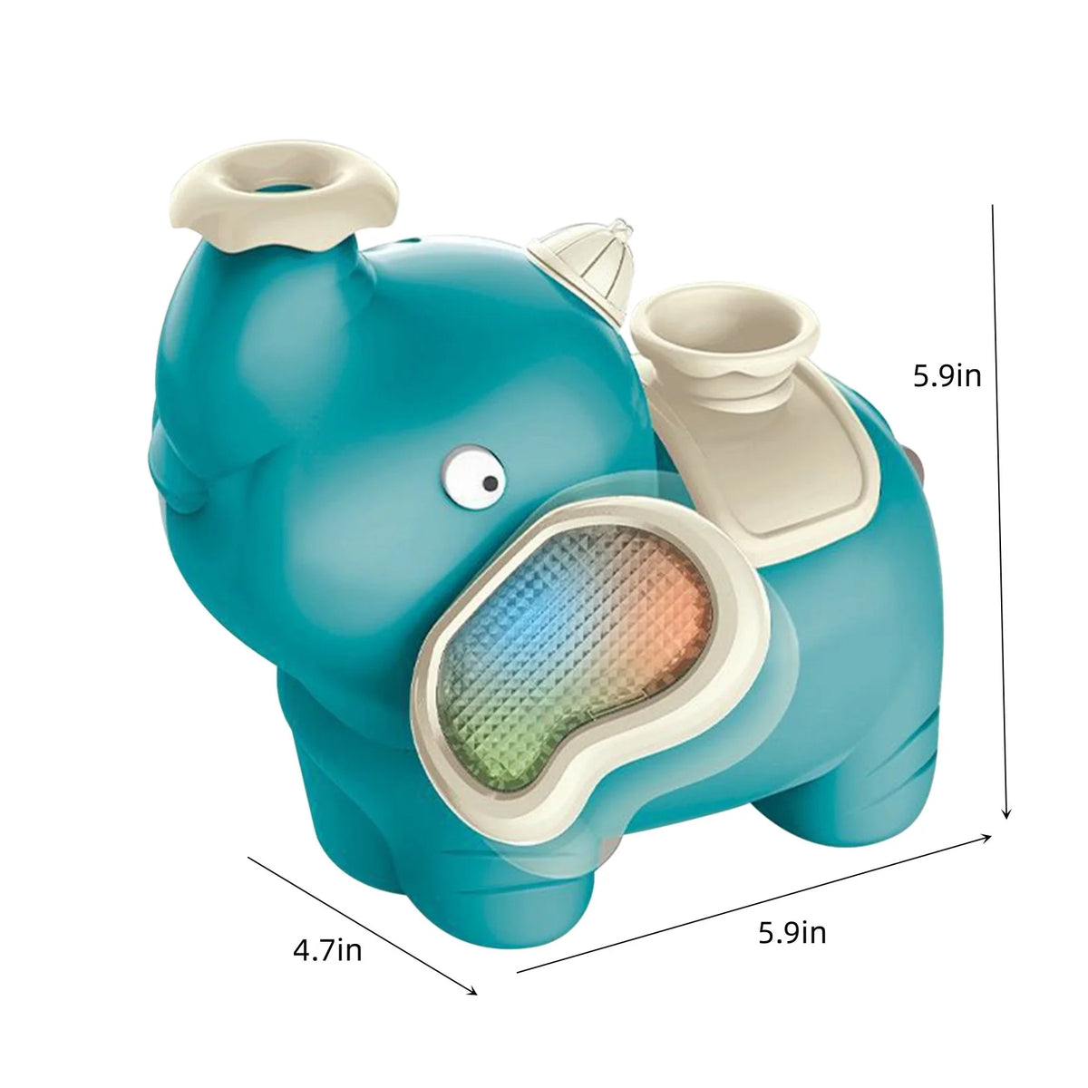 Blue Electric Blowing Ball Toy Y350