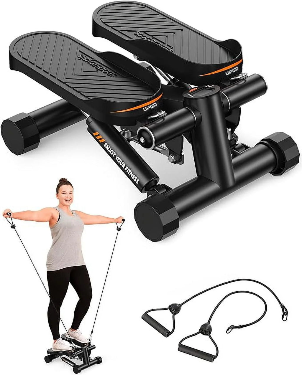 Stair Stepper with Resistance Band Y9571