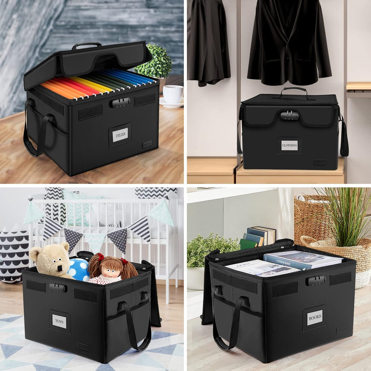 Fireproof Document Box with Lock F227296