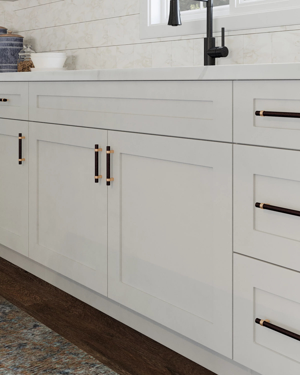 White Shaker Tall Wall Kitchen Cabinet 30x24x12 X824014