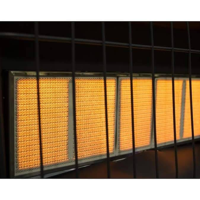 White Wall or Floor Mount Indoor Natural Gas or Liquid Propane Vent-Free Convection Heater G44476
