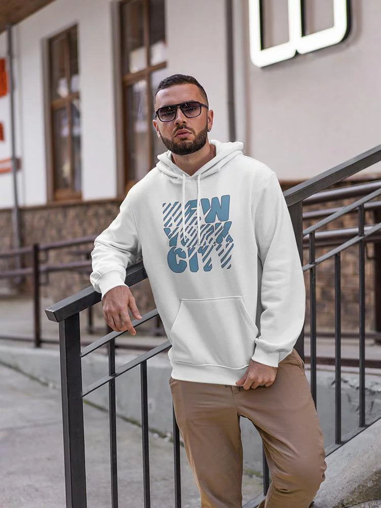 Striped Hoodie Men Large L211818