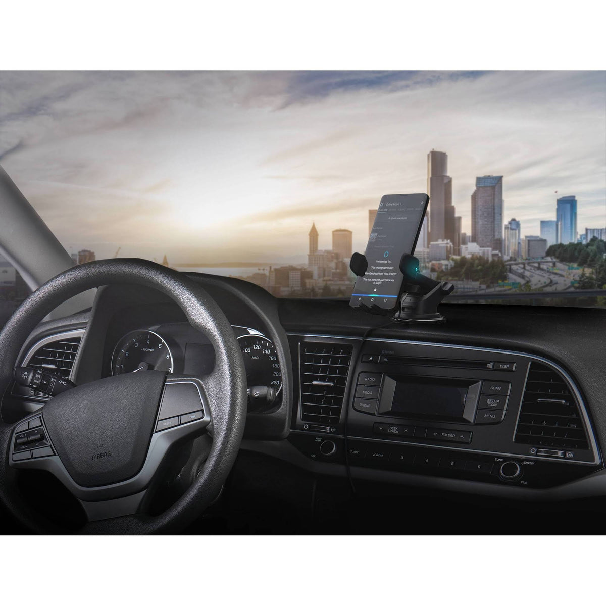 Black Car Mount W591686