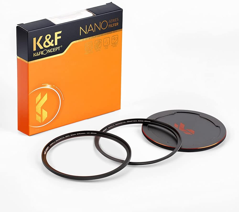 72mm Magnetic Black Soft Diffusion 1/4 Filter with 28 Multi-Layer Coatings N395