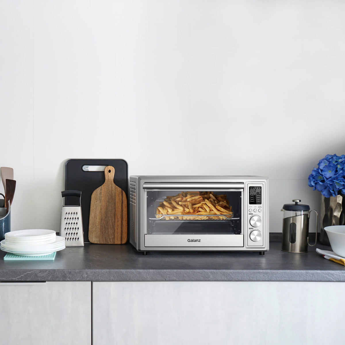 1.1 Cu.Ft. Digital Stainless Steel Toaster Oven with Air Fry O9126
