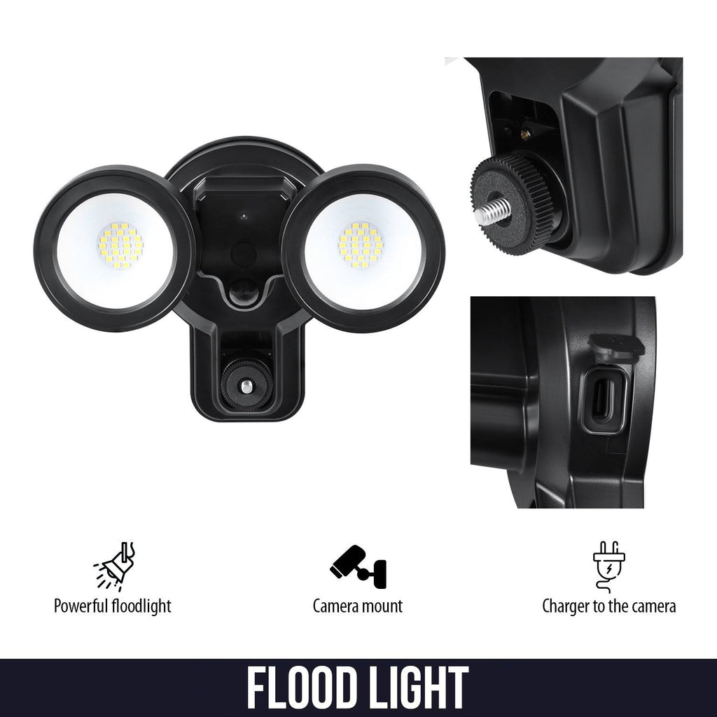 3-in-1 Floodlight, Charger and Mount (White) R563969
