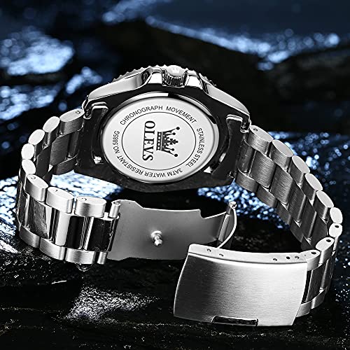 Stainless Steel Analog Quartz Watch with Day I835