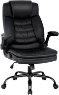 Black PU Leather Ergonomic High Back Office Chair with Lumbar Support F230