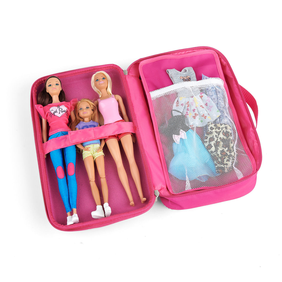 Animal Print Pink Doll Storage and Travel Case L902518
