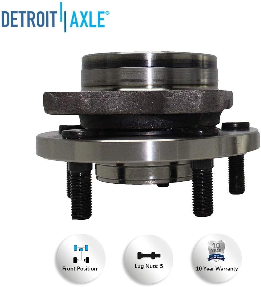 5 Lug Front Wheel Hub Bearings Assemblies 2pc Set T903246