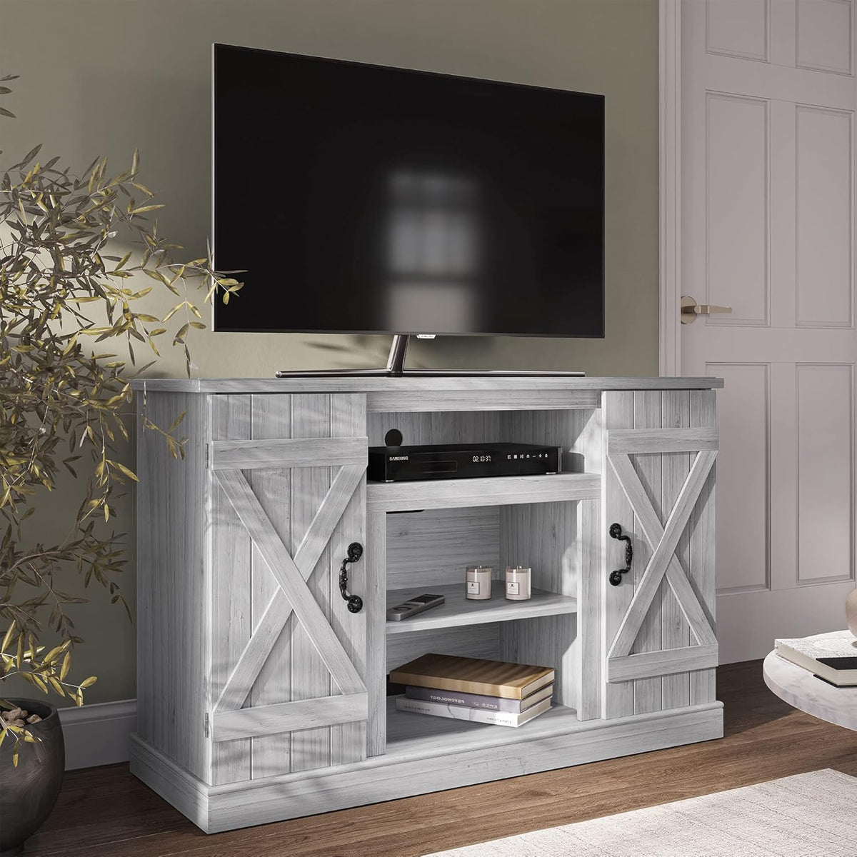 47 Inch Electric Fireplace TV Stand F2671