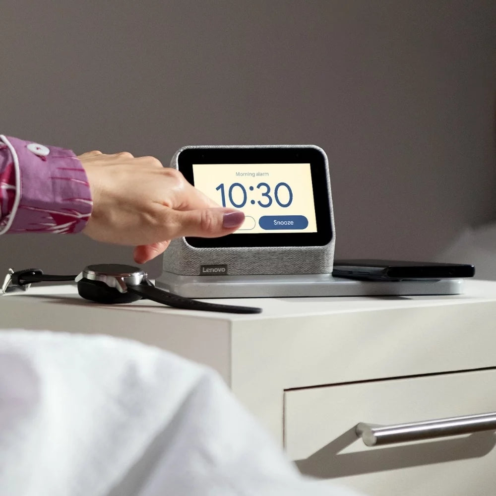Smart Clock 2 with Wireless Charging Dock - Heather Grey G843633