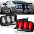 Black Housing Clear Lens LED Tail Lights Assembly C314