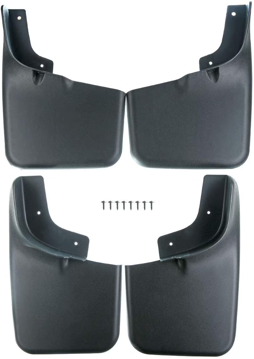 Splash Guards Mud Flaps 4-PC Set for Ford F-150 2004-2014 with Factory Fender Flares J172