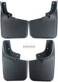 Splash Guards Mud Flaps 4-PC Set for Ford F-150 2004-2014 with Factory Fender Flares J172