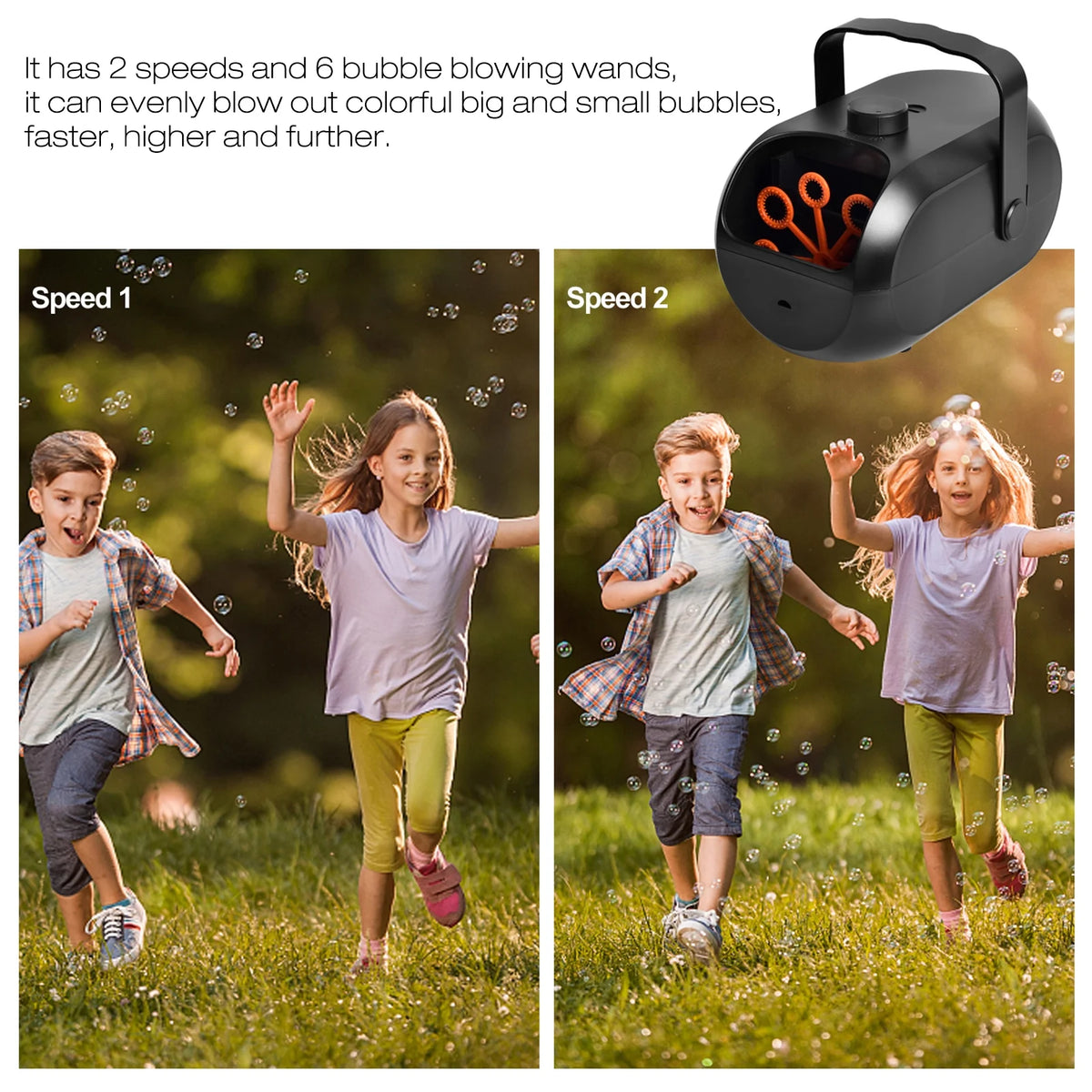 Portable Rechargeable Bubble Machine U374478