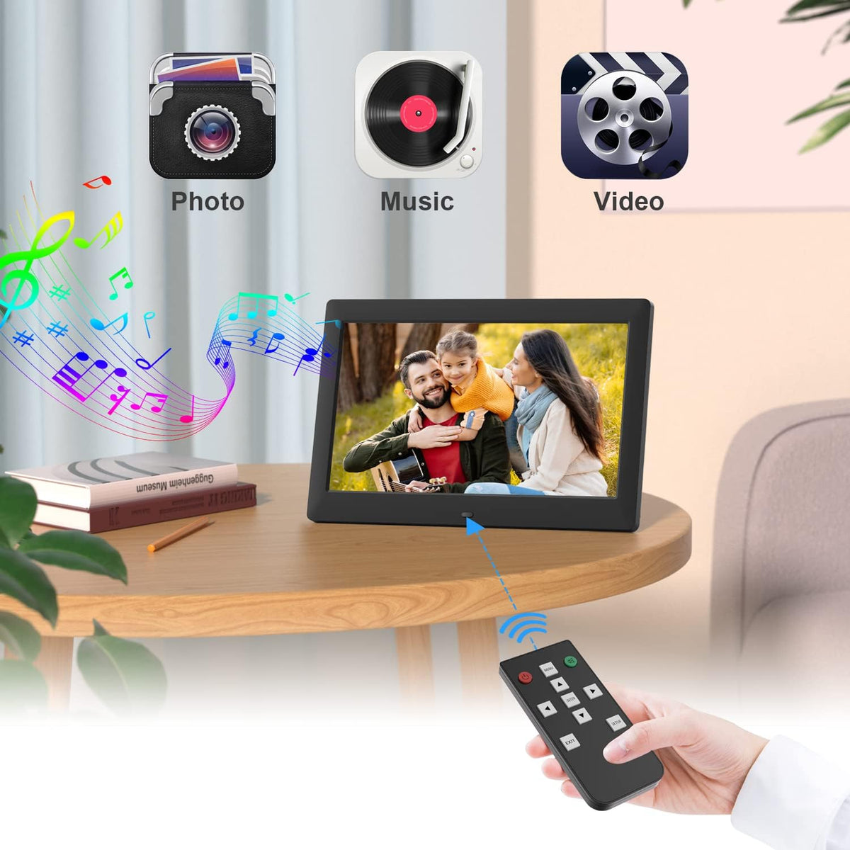 10.5 Inch USB Digital Picture Frame with Remote Control S506