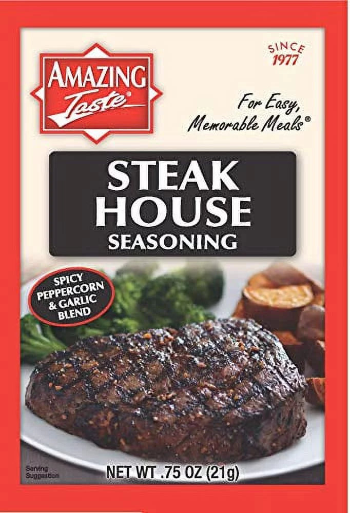 Steakhouse Seasoning 10 Packets .75 oz L2626