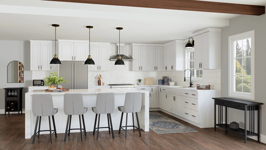 White Shaker Tall Wall Kitchen Cabinet 30x24x12 X824014