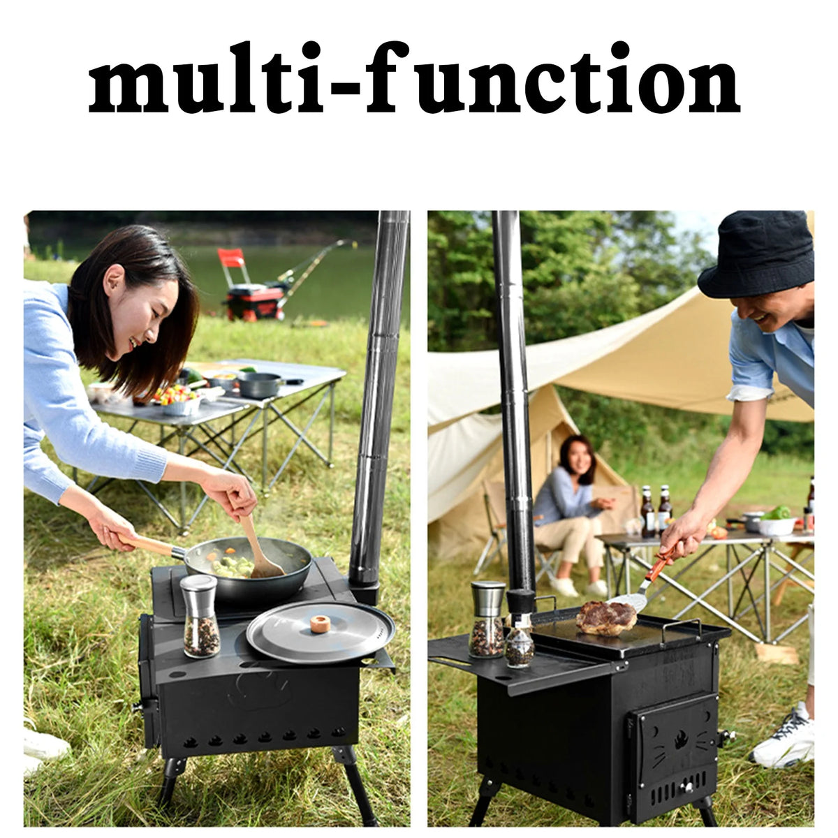 Portable Camping Wood Burning Stove L707