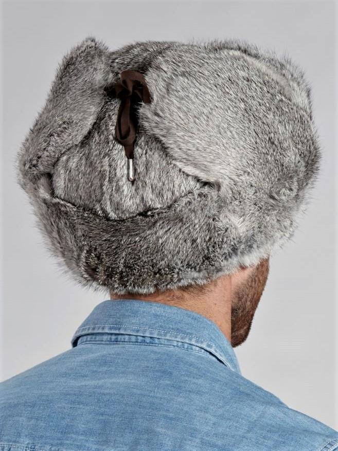Grey Trapper Hat J4113