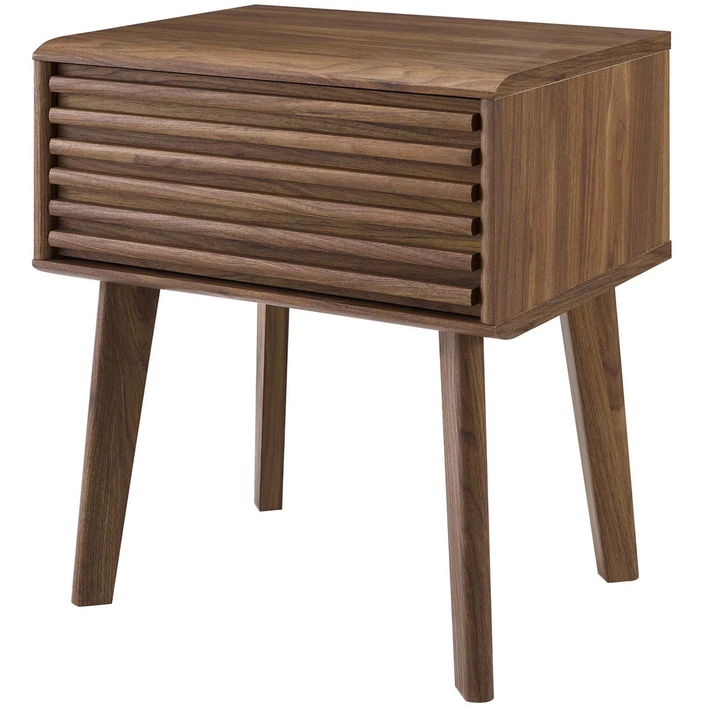 Wood Nightstand Accent Table Q847743