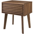 Wood Nightstand Accent Table Q847743