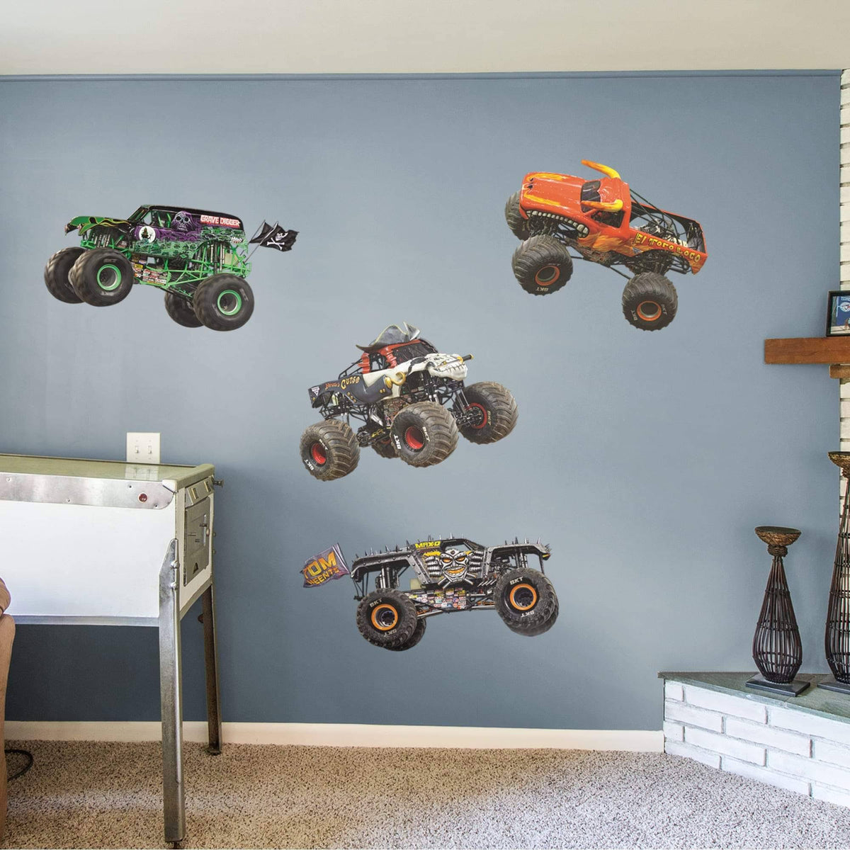 Officially Licensed Monster Jam Removable Wall Decal J620
