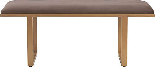 Dark Grey Velvet Bedside Bench A749