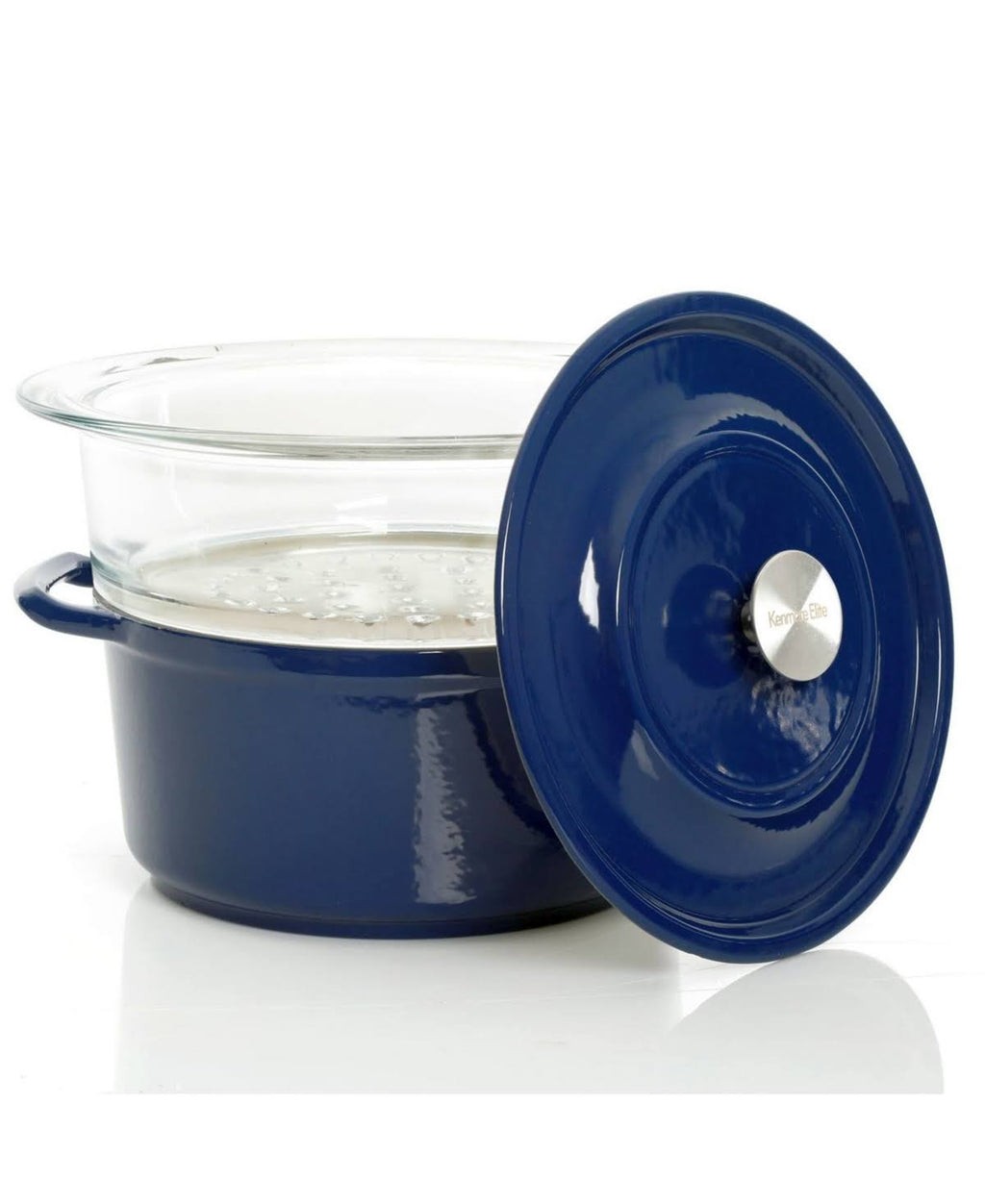 5qt Casserole with Glass Steamer I257179