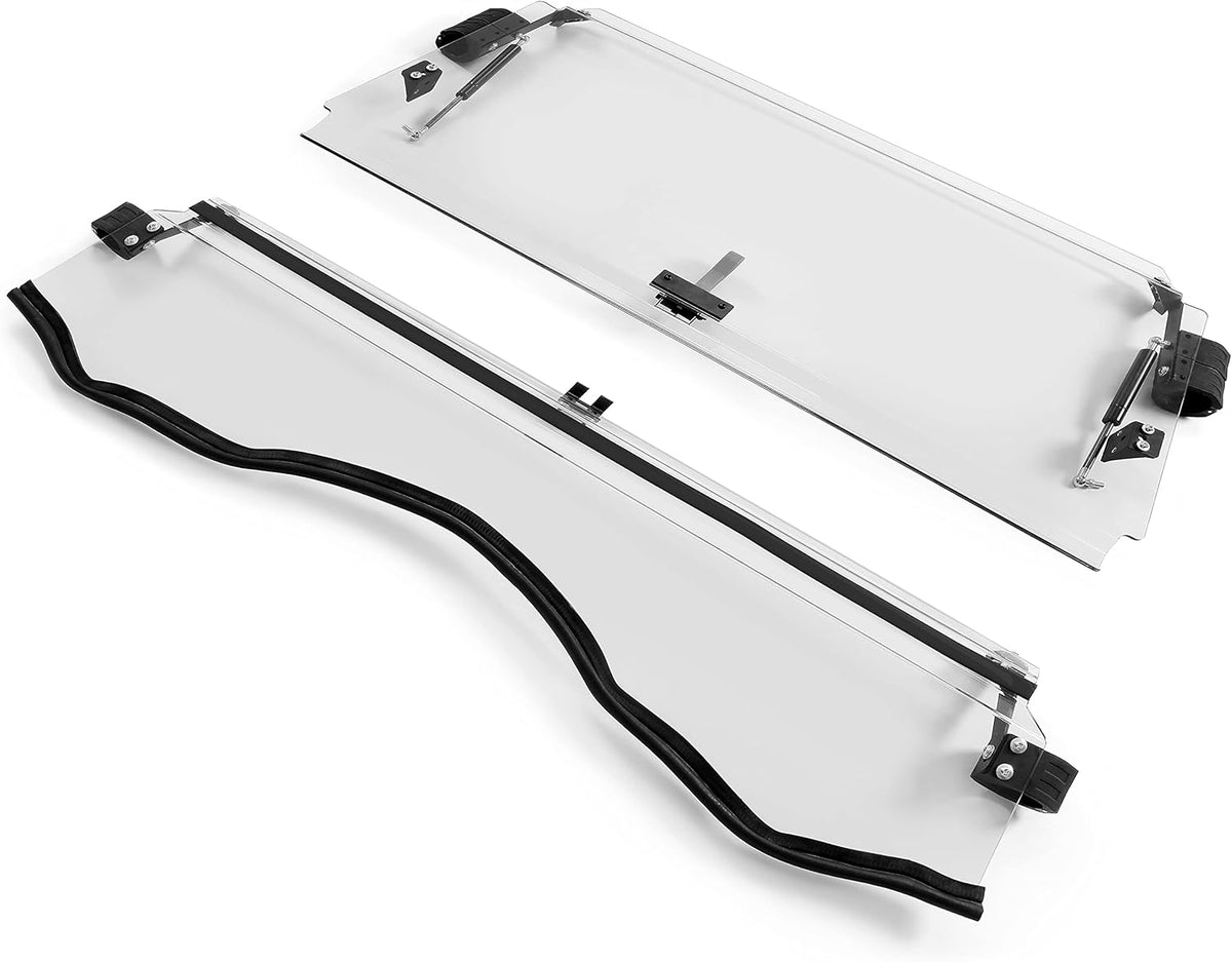 Clear Scratch Resistant 3-IN-1 Folding Windshield I9929