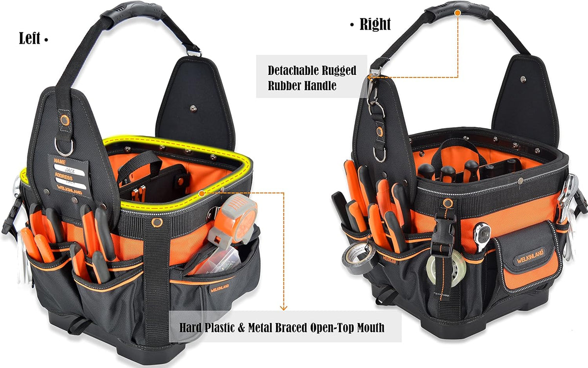 Hard-Based Open-Top Tool Bag A103