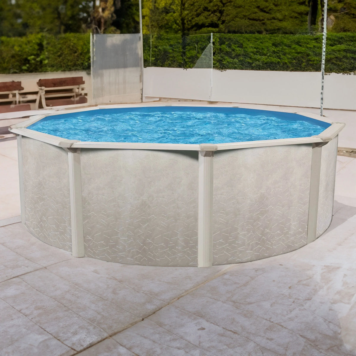 18 Foot by 52 Inch Steel Frame Above Ground Pool W25999