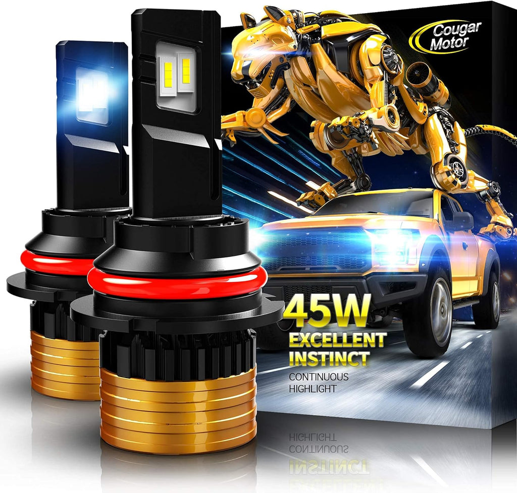 9007 LED Bulb HB5 6500K Cool White All-in-One Conversion Kit Pack of 2 F757209