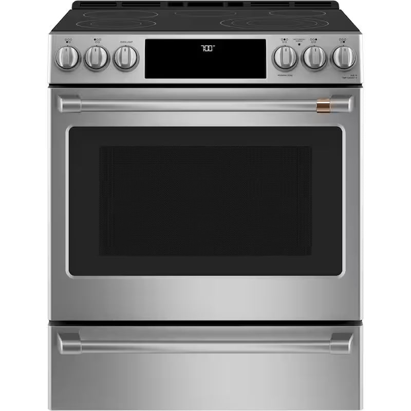 Electric Range Handle and Knob Kit in Brushed Stainless Y59517