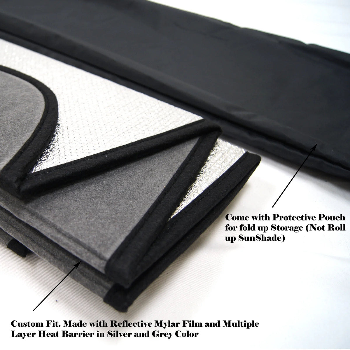 Custom Fit Windshield Sun Shade Protector O460380