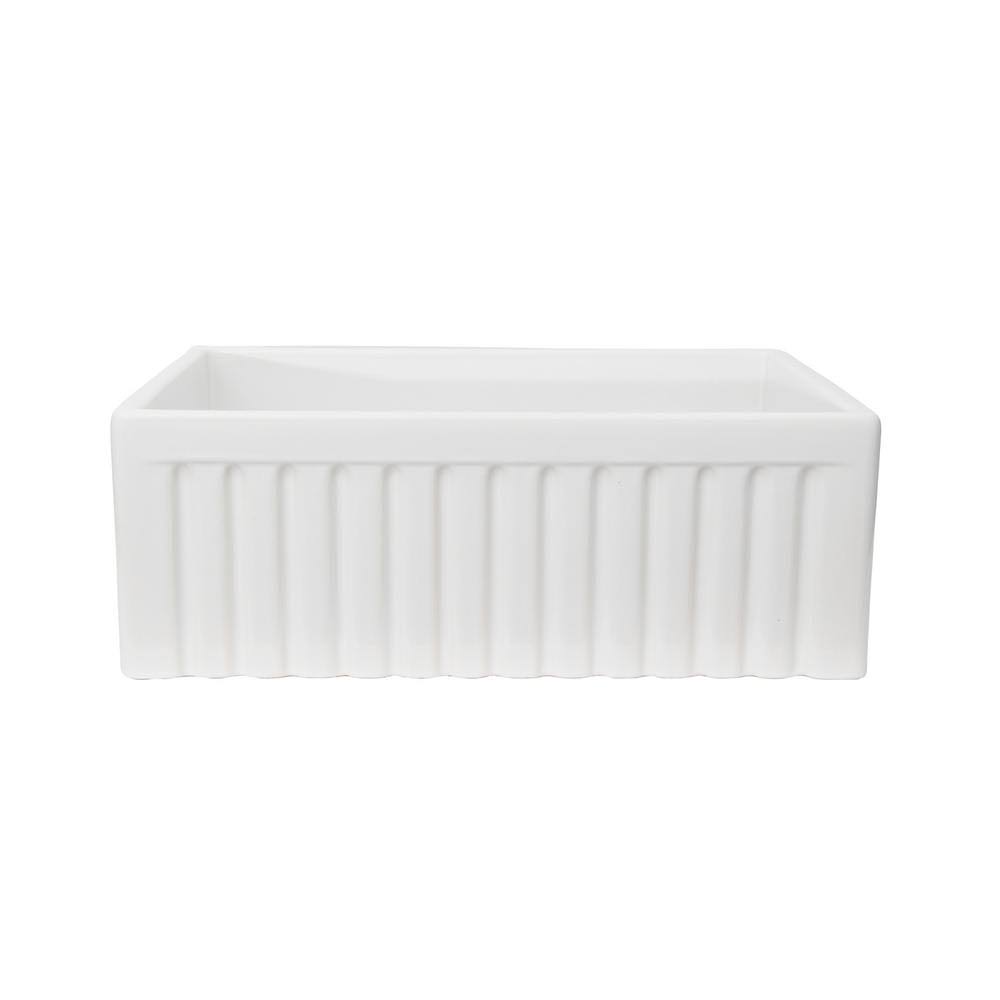 Farmhouse Kitchen Sink with Drain Assembly M22774