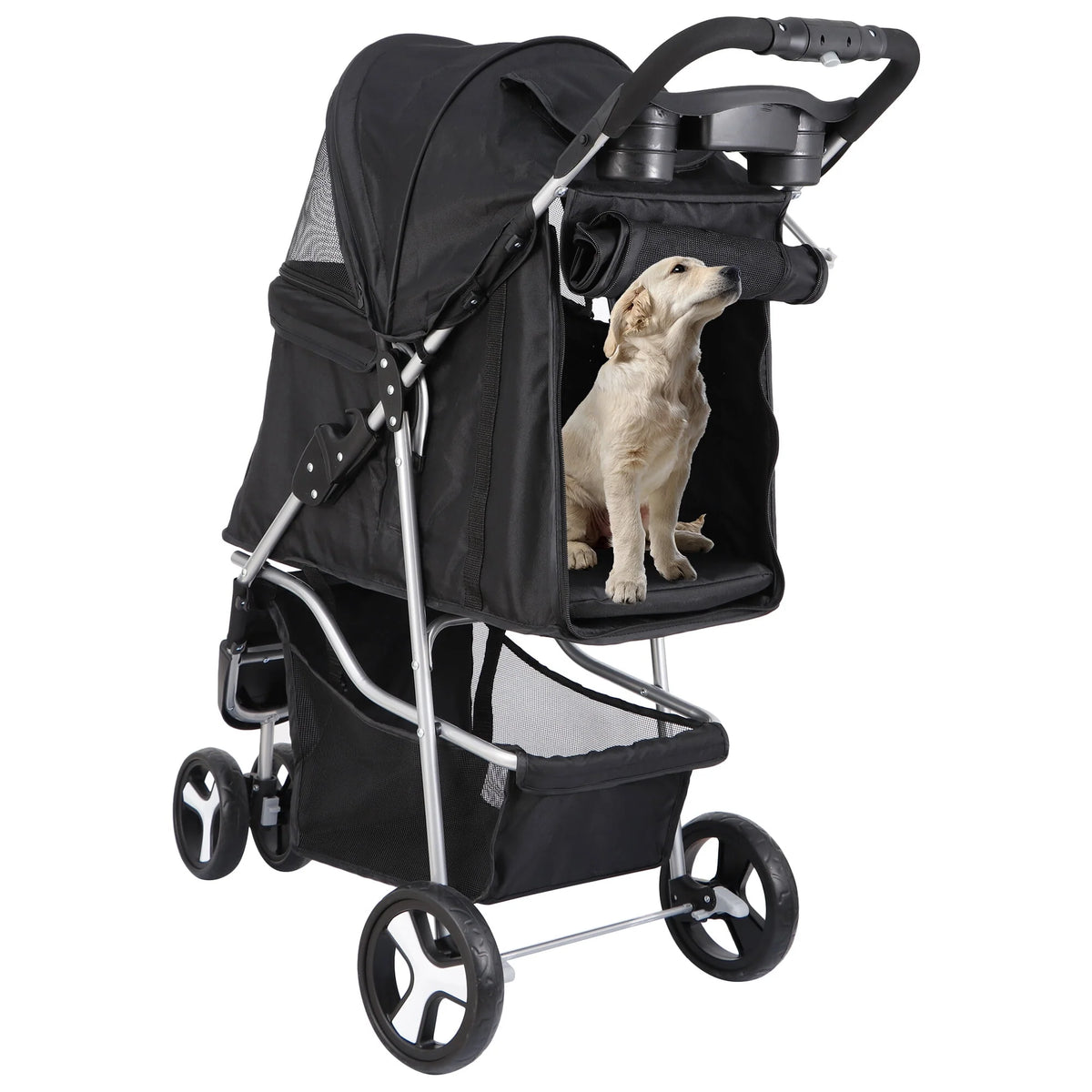 3-Wheel Pet Dog Travel Stroller O392