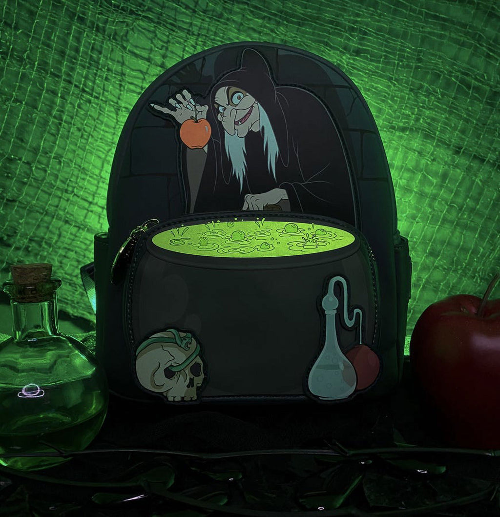 Disney Evil Queen Glow In The Dark Mini Backpack H3457