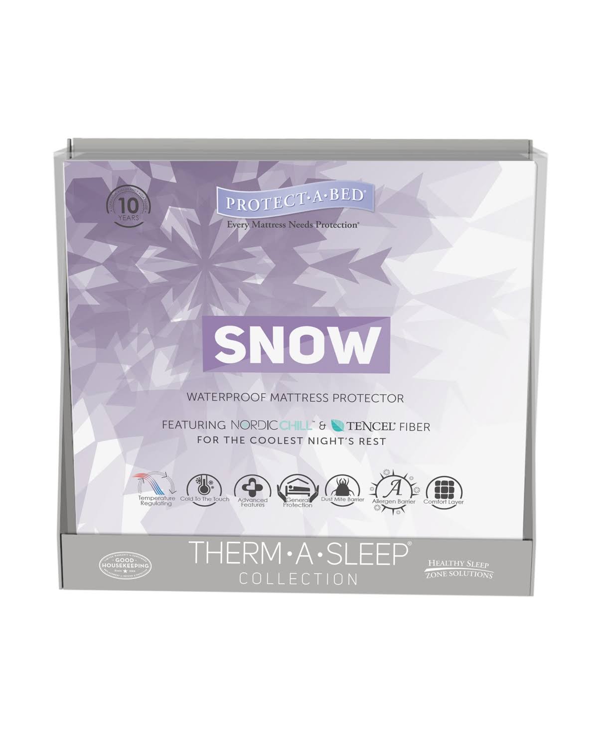 California King Snow Mattress Protector C1939