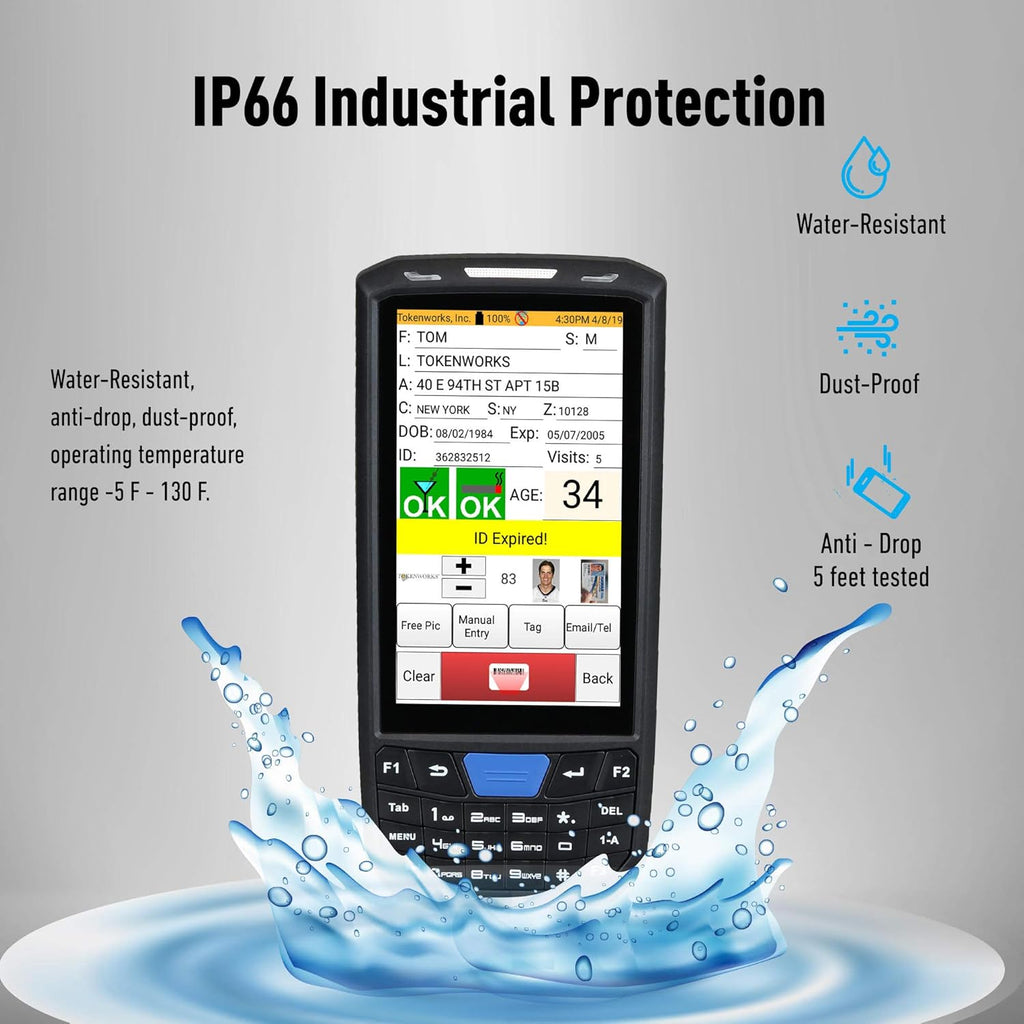 ID Scanner with Charger Cradle and Hand Strap Q91728