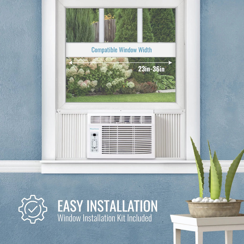 5,000 BTU Window Air Conditioner with Remote, White Z46872