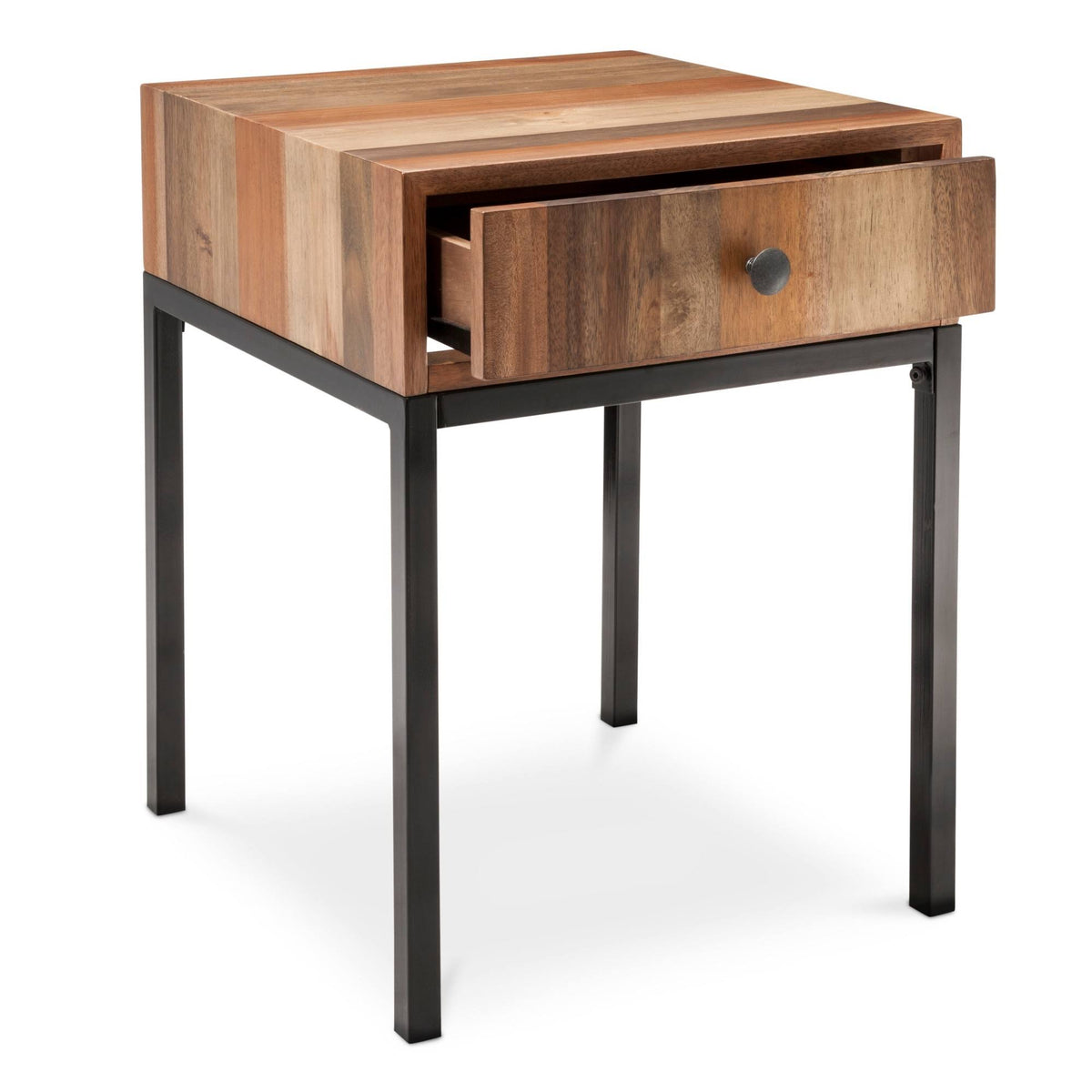 Brown Mixed Material Side Table R856795