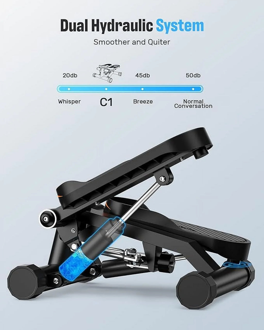 Stair Stepper with Resistance Band Y9571
