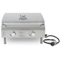 2-Burner Portable Gas Grill Stainless Steel D941024