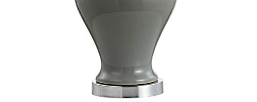 Set of 2 White Ceramic Table Lamps N9077