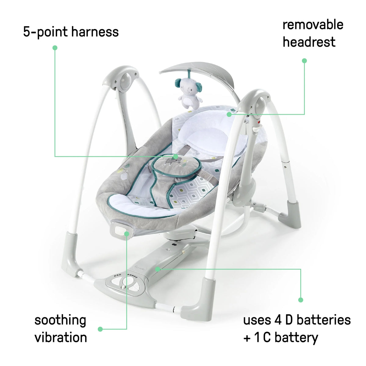 Portable Vibrating Baby Swing I765420