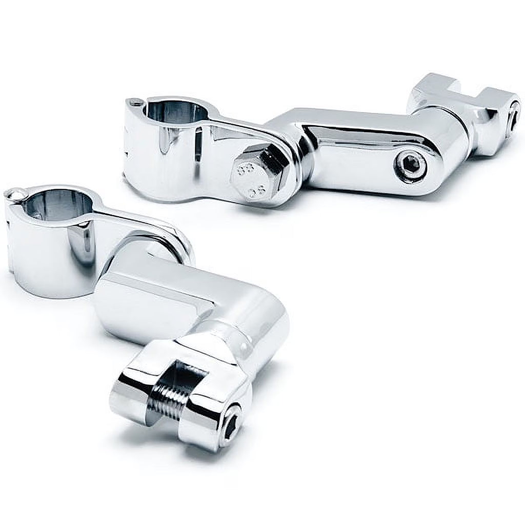 Chrome Engine Guard Foot Peg Clamps I71890